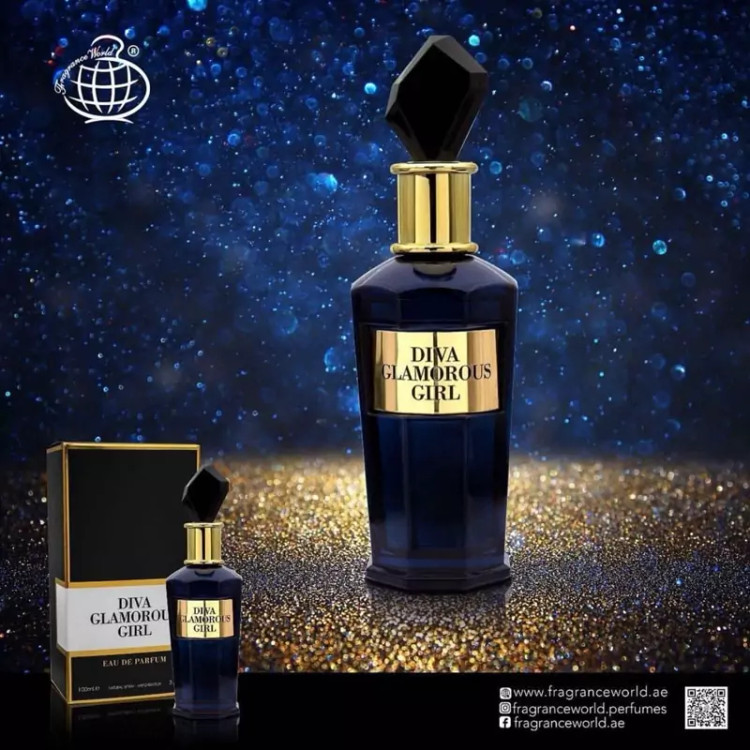 عطر ادکلن زنانه دیوا گلاموروس گرل فرگرانس ورد (Fragrance World Diva Glamorous Girl) گودگرل فرگرانس