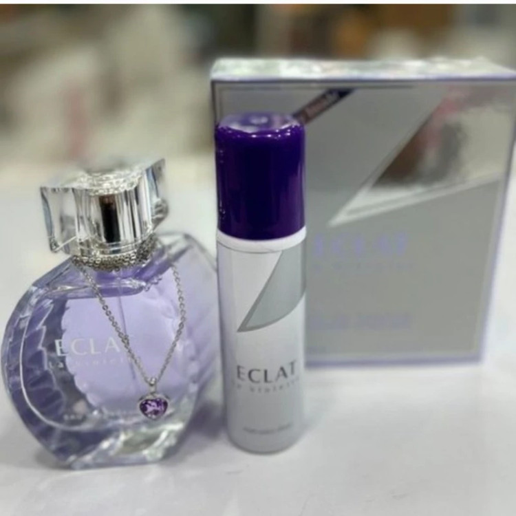 ادکلن ECLAT FRAGRANCE WORLD ادکلن اکلت زنانه شرکت فرگرانس با رایحه خنک و شیرین ماندگاری و پخش بوی خوب