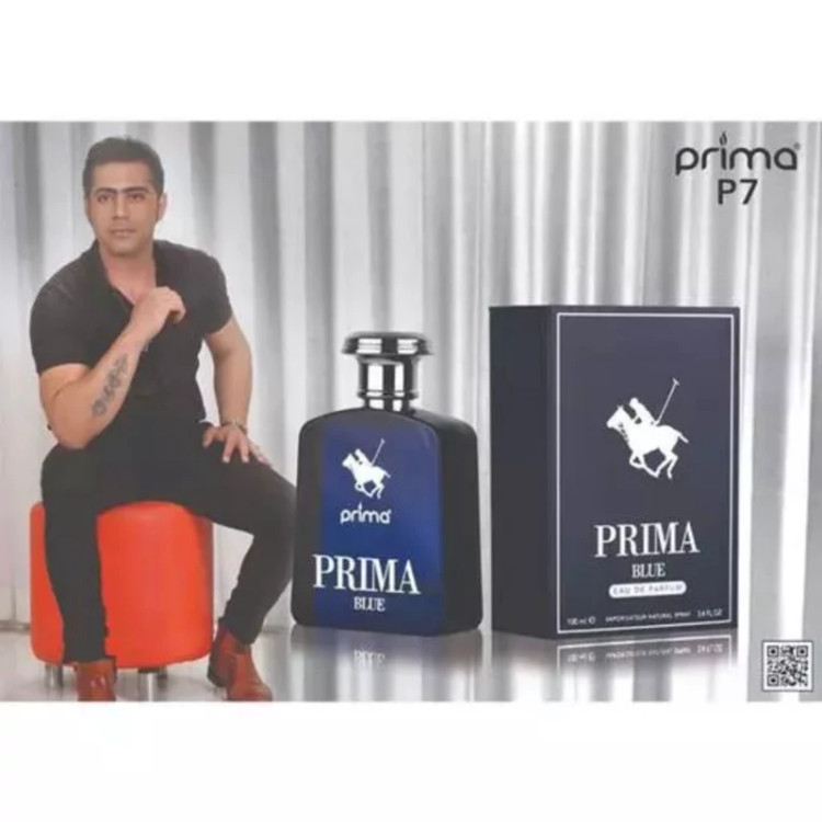 ادکلن PRIMA BLUE ادکلن پلو آبی پریما حجم ۱۰۰ میل
