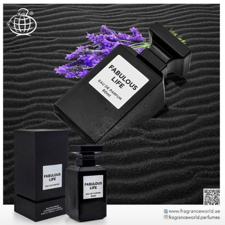 ادکلن اسپرت فابولوس فرگرانس ورد فابولوس لایف (Fragrance world FABULOUS LIFE) حجم ۸۰ میل